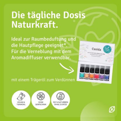 Ceramic Aroma Diffuser with Fragrance Blends Top 6 Set — White