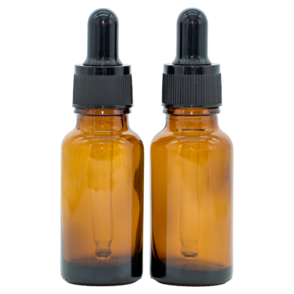 Pipette Bottle 20 Ml / Pipette Brown Glass Essential Oils Set of 2