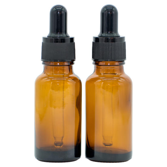 Pipette Bottle 20 Ml / Pipette Brown Glass Essential Oils Set of 2