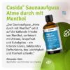 Sauna infusion Breathe through with menthol