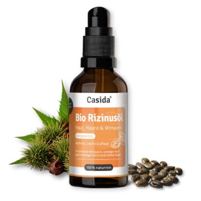 Organic cold-pressed Castor Oil for Skin, Hair & Eyelashes