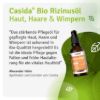 Organic cold-pressed Castor Oil for Skin, Hair & Eyelashes