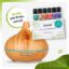 Aroma Diffuser in Wood Look with the Top 6 Fragrance Blends as a Set