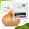 Aroma Diffuser in Wood Look with the Top 6 Fragrance Blends as a Set