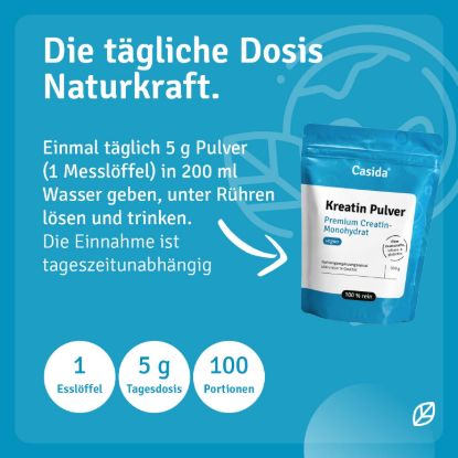 Kreatin Pulver – Creatin-Monohydrat
