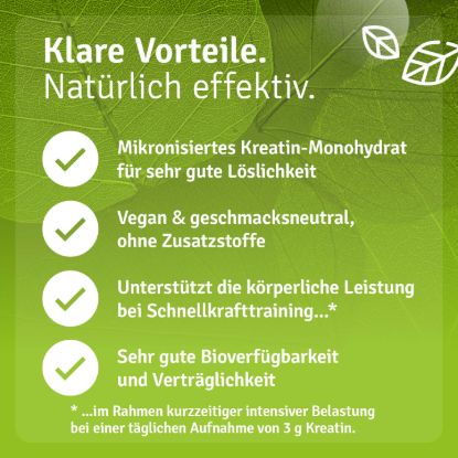 Kreatin Pulver – Creatin-Monohydrat