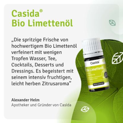 Bio Limettenöl zum Verzehr innerlich