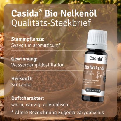 Bio Nelkenöl zum Verzehr innerlich