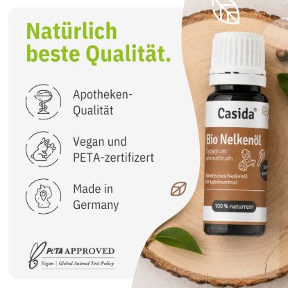 Bio Nelkenöl zum Verzehr innerlich