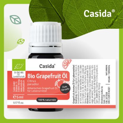Bio Grapefruit Öl zum Verzehr innerlich