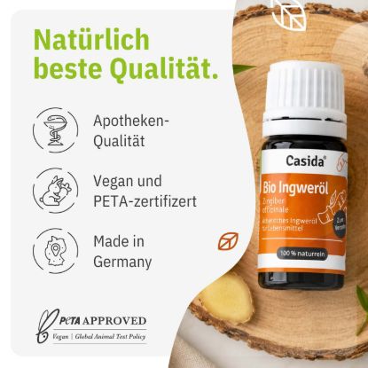 Bio Ingweröl zum Verzehr innerlich
