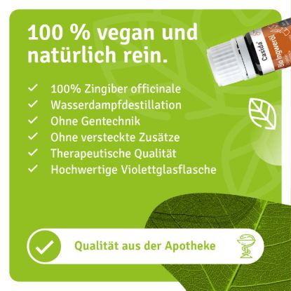 Bio Ingweröl zum Verzehr innerlich