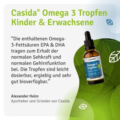 Omega 3 Tropfen vegan für Kinder