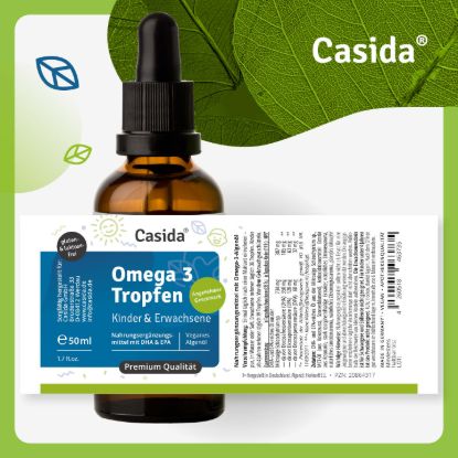 Omega 3 Tropfen vegan für Kinder