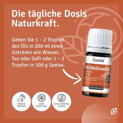 Weihrauchöl Bio zum Verzehr innerlich