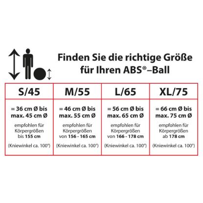 Sitzball ABS® — blue / 55cm