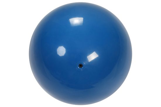 Gymnastic ball standard, unvarnished — blue