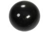 Gymnastic ball standard, unvarnished — black