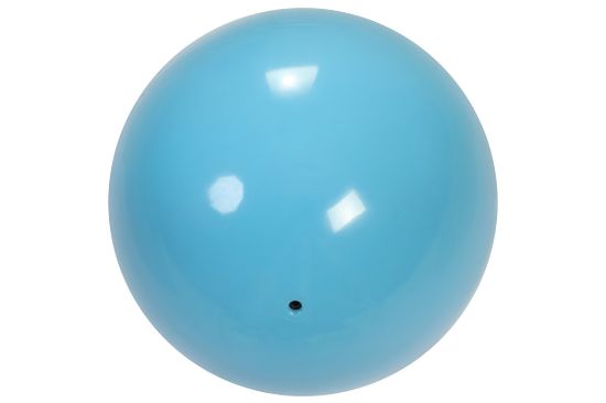 Gymnastic ball standard, unvarnished — Ice blue