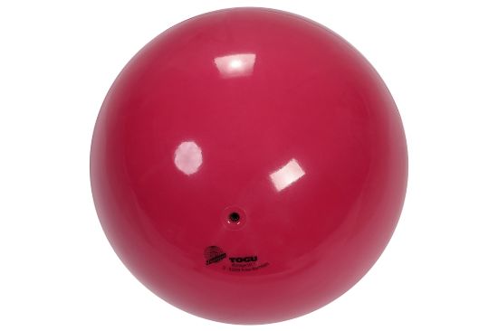 Gymnastic ball 420 g FIG, unvarnished — red