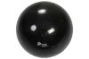 Gymnastic ball 420 g FIG, unvarnished — black