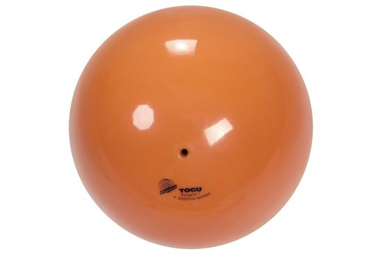 Gymnastic ball 420 g FIG, unvarnished — orange