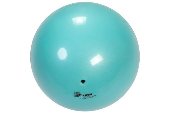 Gymnastic ball 420 g FIG, unvarnished — turquoise