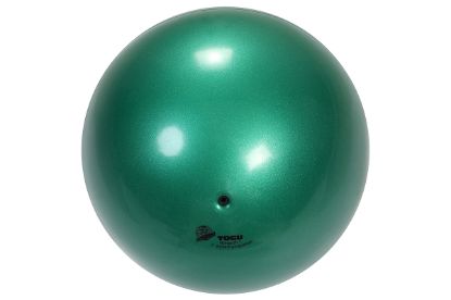 Gymnastic ball 420 g FIG, unvarnished — pearl green