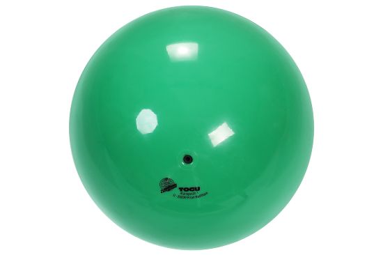 Gymnastic balls FIG Best Quality, varnished — green