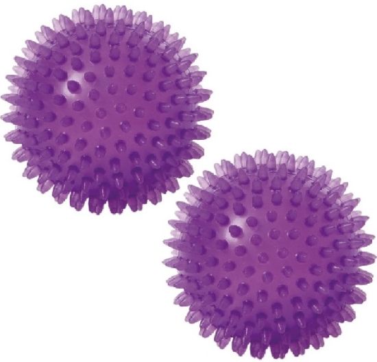 Spiky Massage 8 cm 2er-Set — amethyst