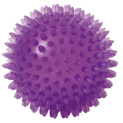 Spiky massage ball 8 cm — amethyst