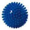 Spiky massage ball, 10 cm — blue