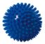 Spiky massage ball, 10 cm — blue