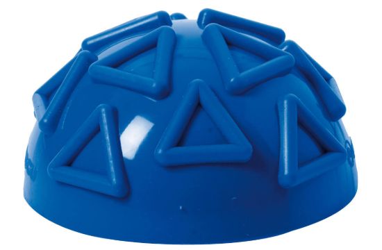Geo-Balance hedgehog XL in a set of 2 — blue / 16 cm
