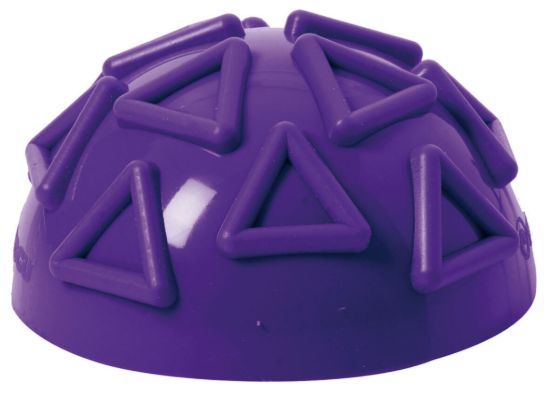 Geo-Balance hedgehog XL in a set of 2 — purple / 16 cm