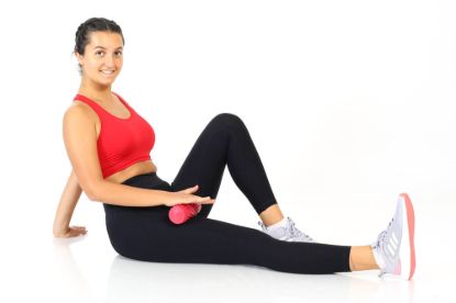 Fascial roll Actiroll® Wave S — red