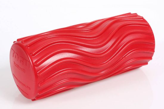 Fascial roll Actiroll® Wave M — red