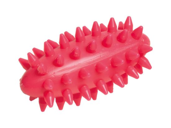 Knobbed ball long 7 x 4 cm — pink