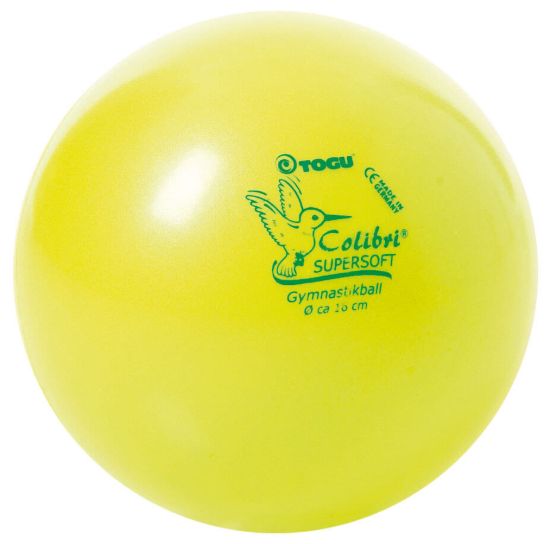 Colibri Supersoft Gymnastics Ball — yellow
