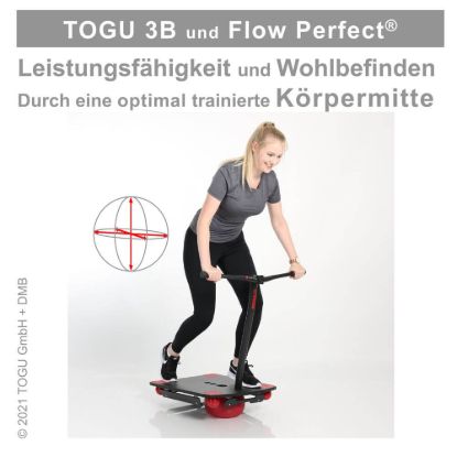 Bike Balance Board 3B black — with ball and roll