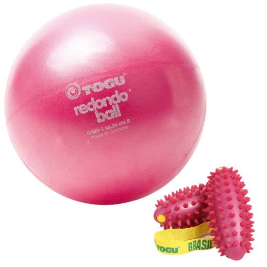Kombi-Set Brasil® berry 2er Set with Redondo Ball 26 cm rubinrot