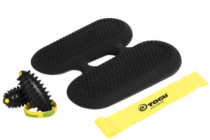 Fitpack® Home Fitness Back, Arm, and Leg Training with Brasil® Black, Senso® Vein Trainer, and Theragym® Loop Band