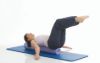 Kombi Set Pilates Foamroller Premium 90cm lila und Pilates Circle Premium