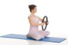 Kombi Set Pilates Foamroller Premium 90cm lila und Pilates Circle Premium