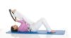 Kombi Set Pilates Foamroller Premium 90cm lila und Pilates Circle Premium