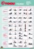 Kombi Set Pilates Foamroller Premium 90cm lila und Pilates Circle Premium