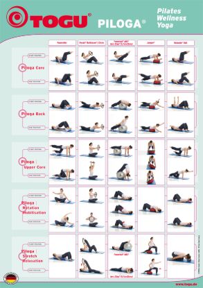 Kombi Set Pilates Foamroller Premium 90cm lila und Pilates Circle Premium