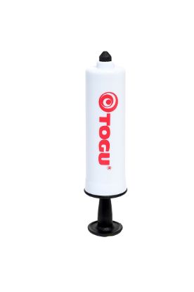 Ball pump for plasticnipples ca. 20 cm / white
