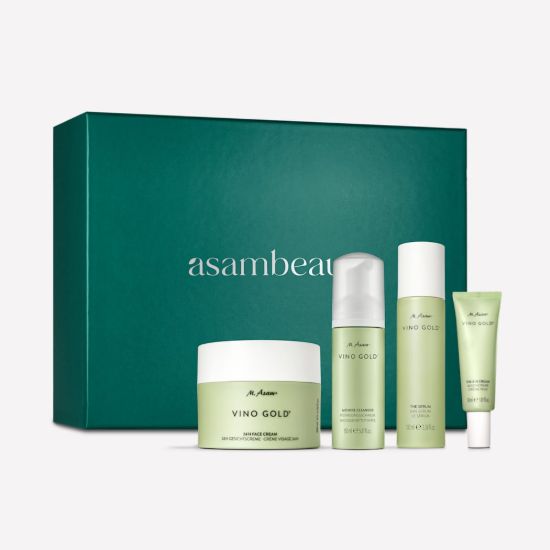 M. Asam VINO GOLD Protective care routine XXL with antioxidants for vital skin in a gift set 4-piece