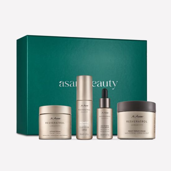 M. Asam RESVERATROL LONGEVITY Regenerating Resveratrol Care Routine for Day & Night in Gift Set 4-Piece